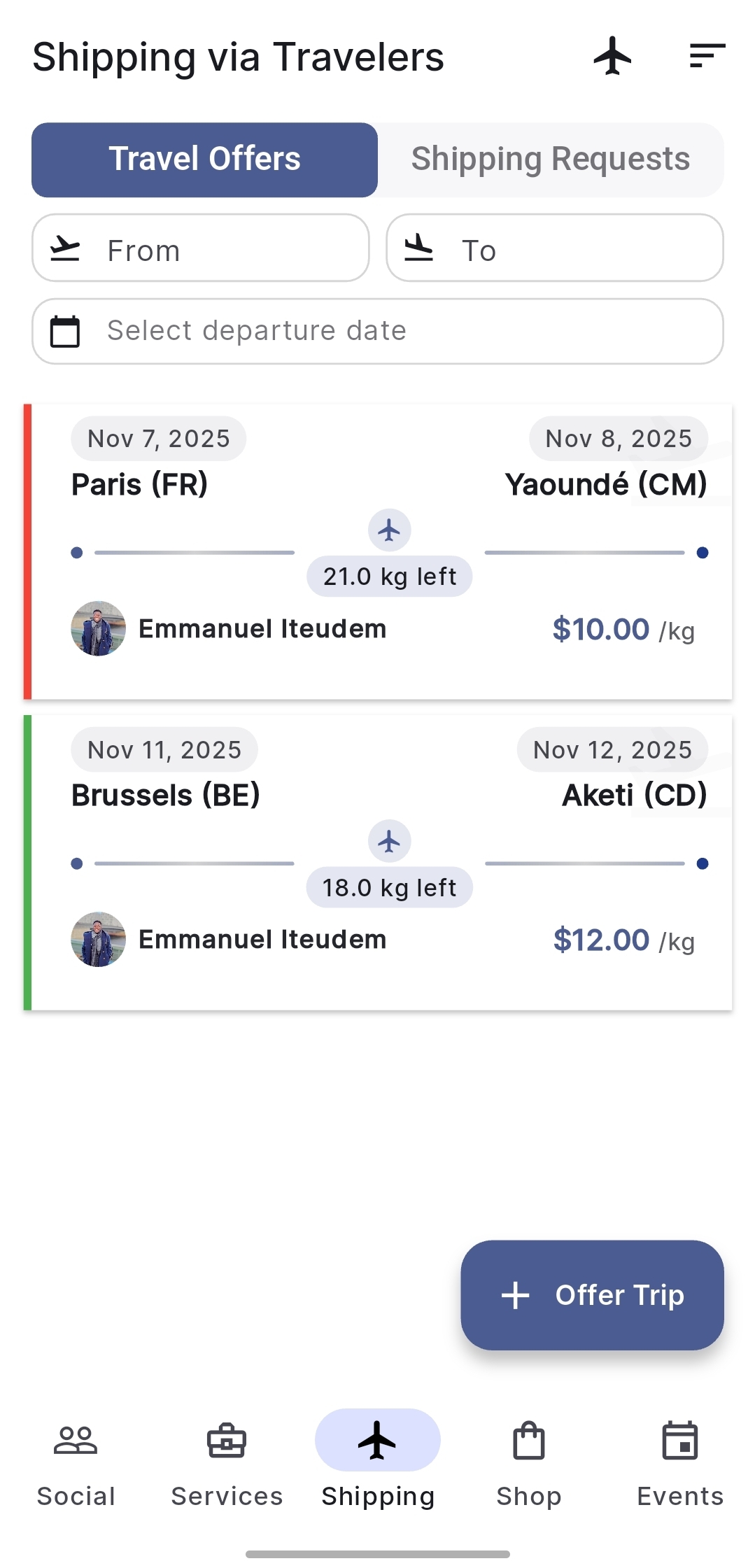 Parcel Delivery on Medueti